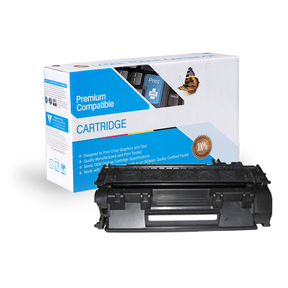 Compatible Replacement for HP CE505X (HP-05X) MICR Toner Cartridge.