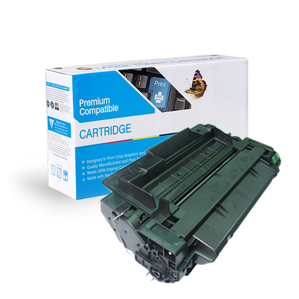 Compatible Replacement For HP CE255X (HP-55X) MICR Toner Cartridge.