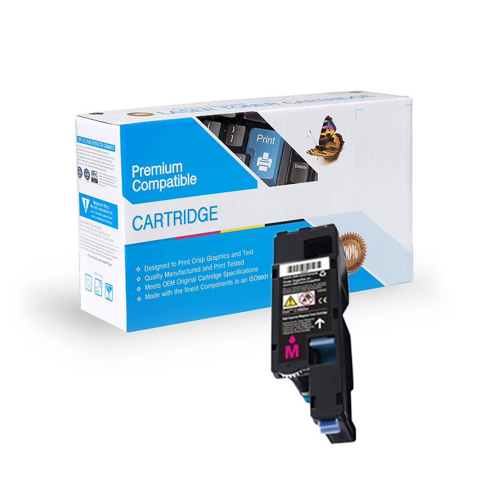 Compatible Replacement for DELL 332-0401 Magenta Toner Cartridges.
