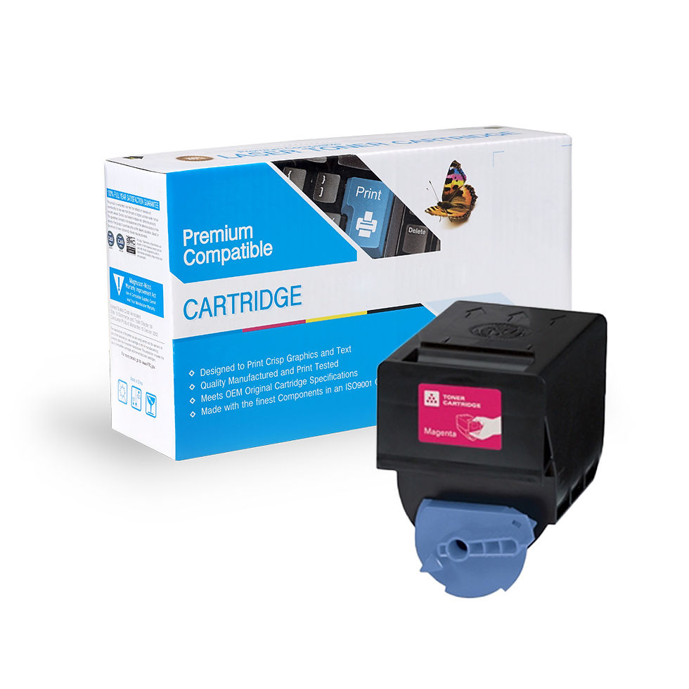Compatible Replacement for Canon GPR-23 Magenta Toner Cartridges.