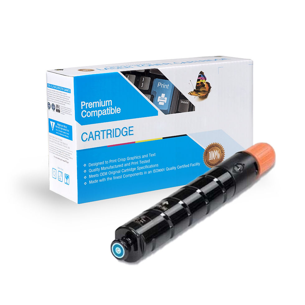 Compatible Replacement for Canon GPR-36 Cyan Toner Cartridges.