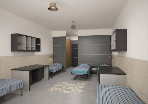 BSEC Dormitory Renovation
Rendering of a renovated BSEC dormitory room