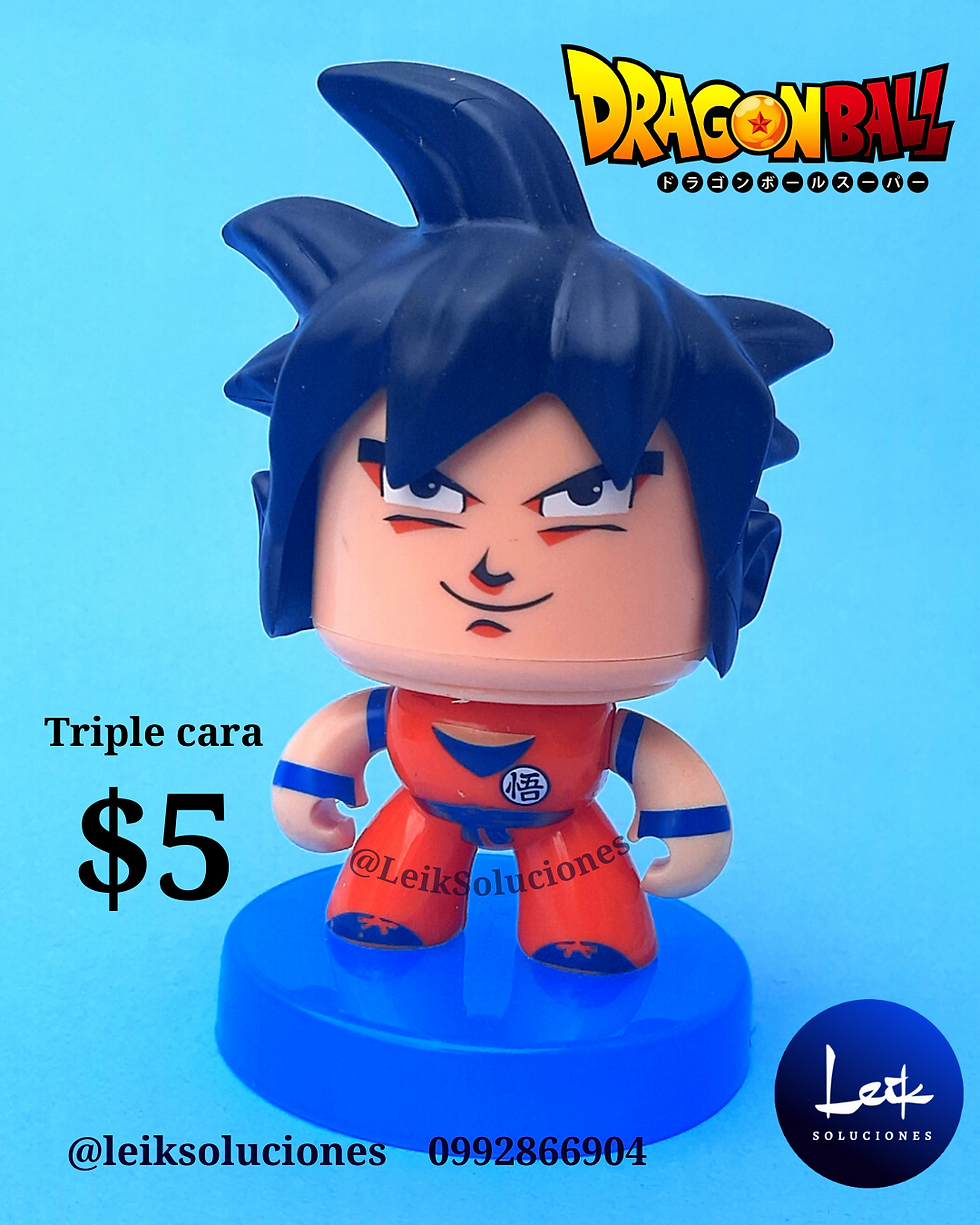 Miniatura: Figura de Dragon Ball (Cara intercambiable )