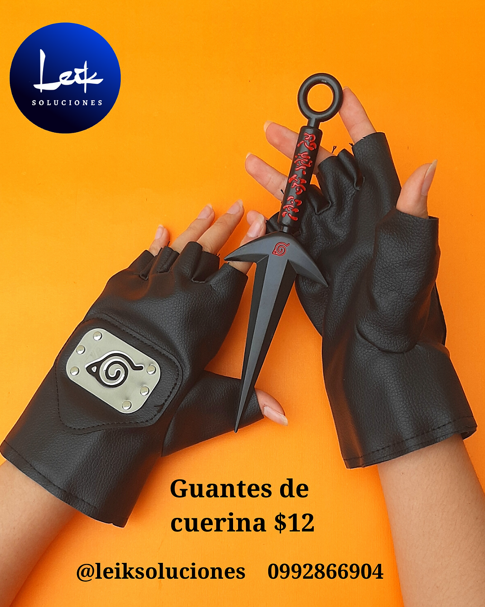 Miniatura: Guantes de Cuerina(Konoha)