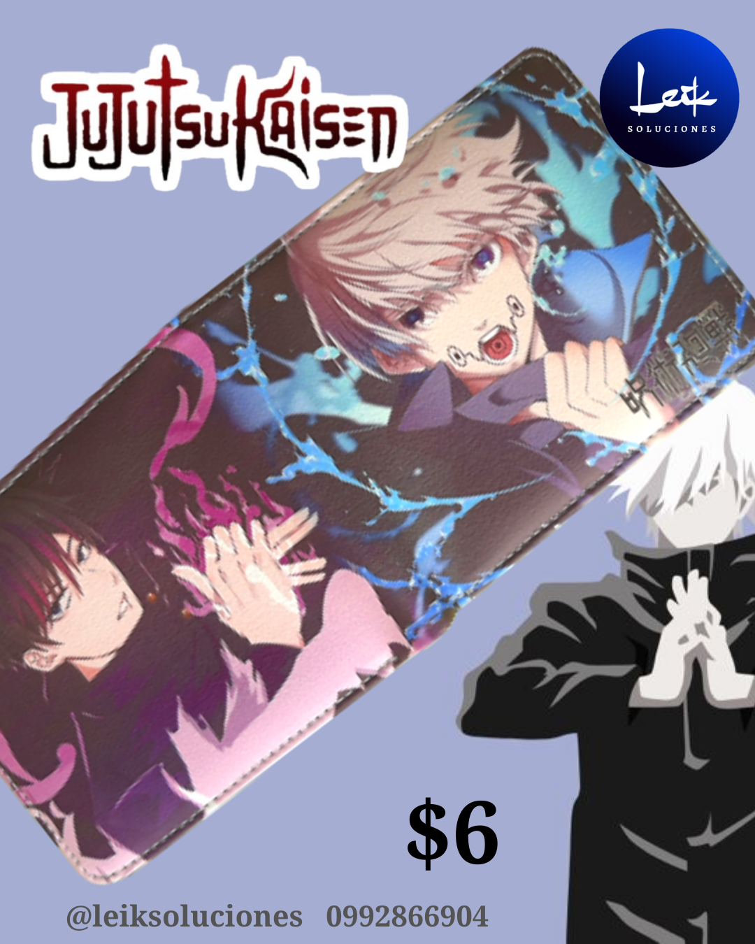 Billetera Jujutsu Kaisen