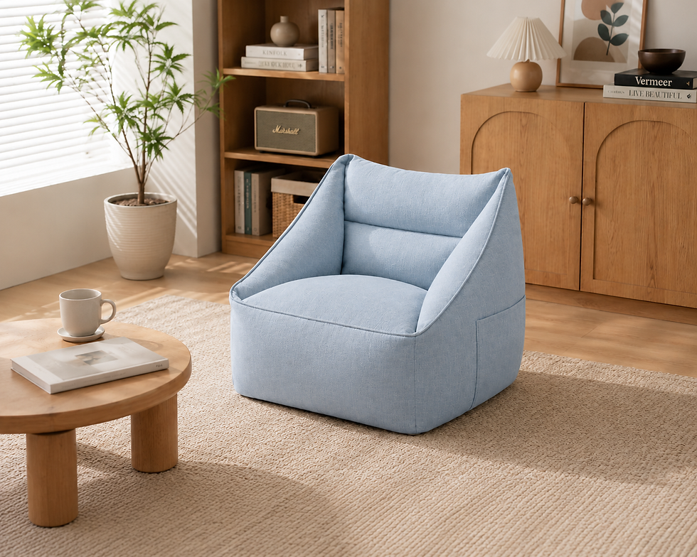 Miniatura: Sillón Puff Moderno Ergonómico para Sala | Sofá Individual