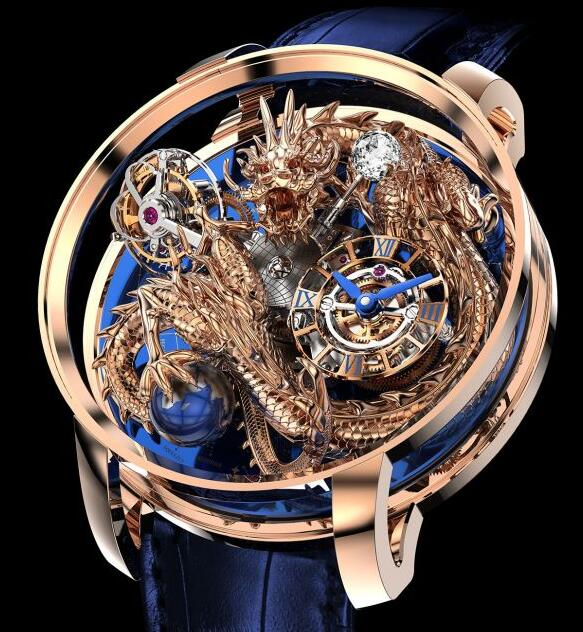 Jacob & Co. ASTRONOMIA CLARITY DRAGON Watch Replica AT112.40.DR.SD.A content media