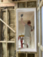 Contractors on site during a project renovation, behind the scenes of a home renovation