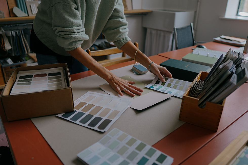 Kinder Design interior design studio, behind the scenes of Kinder Design process in designing spaces in South East London