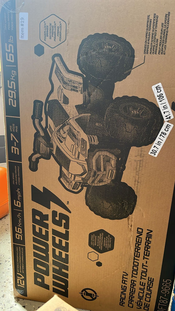 Power Wheels ATV MFFA Benevolent Fund