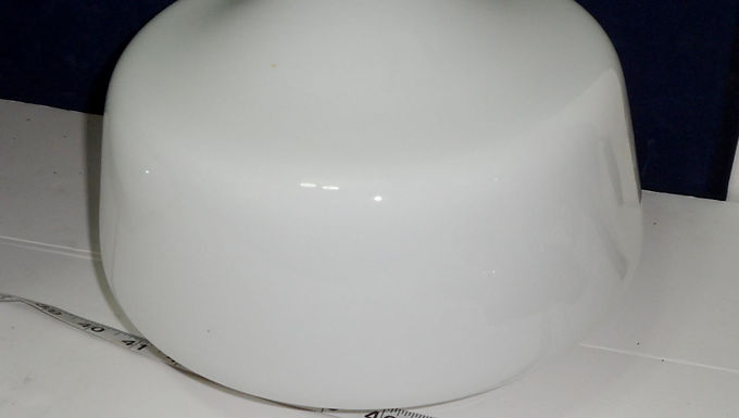 10in Milk Glass Shade With 3-3/4in Fitter
