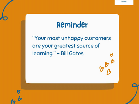 Learning from unhappy customers