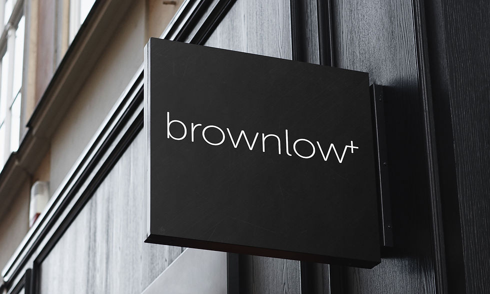 Brownlow+ Exterior signage mock up