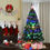 Thumbnail: 5' / 6' / 7' Multicolor LED Fiber Optic Artificial Christmas Tree-6'