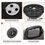 Thumbnail: 18.5" Outdoor Backyard Cooking Kettle Charcoal Grill with Wheels
