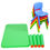 Thumbnail: Kids Colorful Plastic Table and 4 Chairs Set