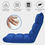 Thumbnail: 14-Position Adjustable Folding Lazy Gaming Sofa-Blue