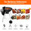 Thumbnail: 18.5" Outdoor Backyard Cooking Kettle Charcoal Grill with Wheels
