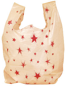 1000/Pkg Red Star Plastic Bags 22" x 12"