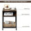 Thumbnail: Industrial Nightstand End Side Table with Mesh Shelf