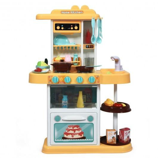 Thumbnail: Kitchen Playset with Realistic Lights & Sounds-Yellow