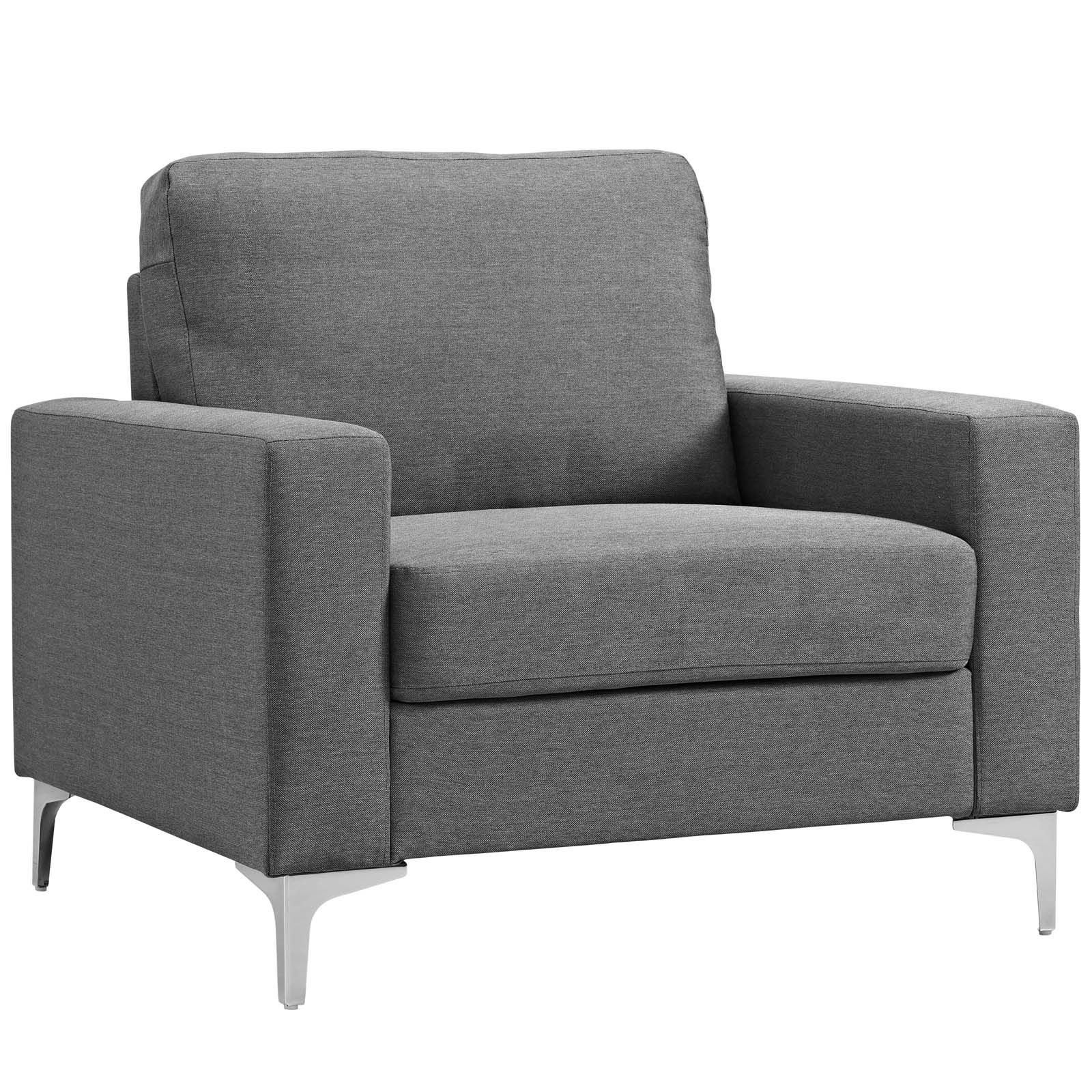 Allure Upholstered Armchair EEI-2776-GRY