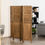 Thumbnail: 5.6 Ft Tall 4 Panel Folding Privacy Room Divider-Wood