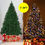 Thumbnail: 7.5 ft Pre-Lit Artificial Christmas Tree with 550 Multicolor Lights