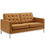 Thumbnail: Loft Tufted Upholstered Faux Leather Loveseat