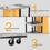 Thumbnail: Commercial Janitorial Cleaning Cart 3 Shelf Housekeeping Ultility Cart