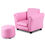 Thumbnail: Kids Single Armrest Couch Sofa with Ottoman