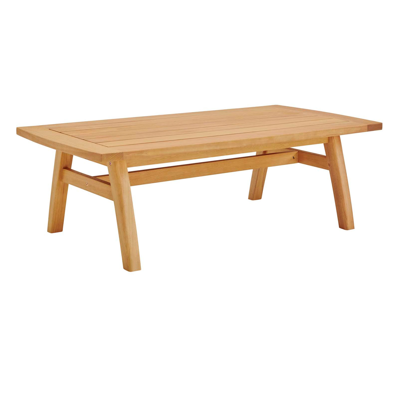 Orlean Outdoor Patio Eucalyptus Wood Coffee Table EEI-3700-NAT By