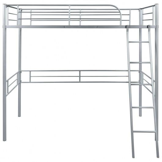 Thumbnail: Metal Loft Twin Bed Frame Single High Loft Bed-Silver