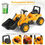 Thumbnail: Kids Ride On Excavator Digger 6V Battery Powered Tractor -Yellow