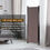 Thumbnail: 4-Panel Room Divider Folding Privacy Screen-Coffee