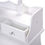 Thumbnail: White Vanity Makeup Dressing Table with Mirror + 3 Drawers