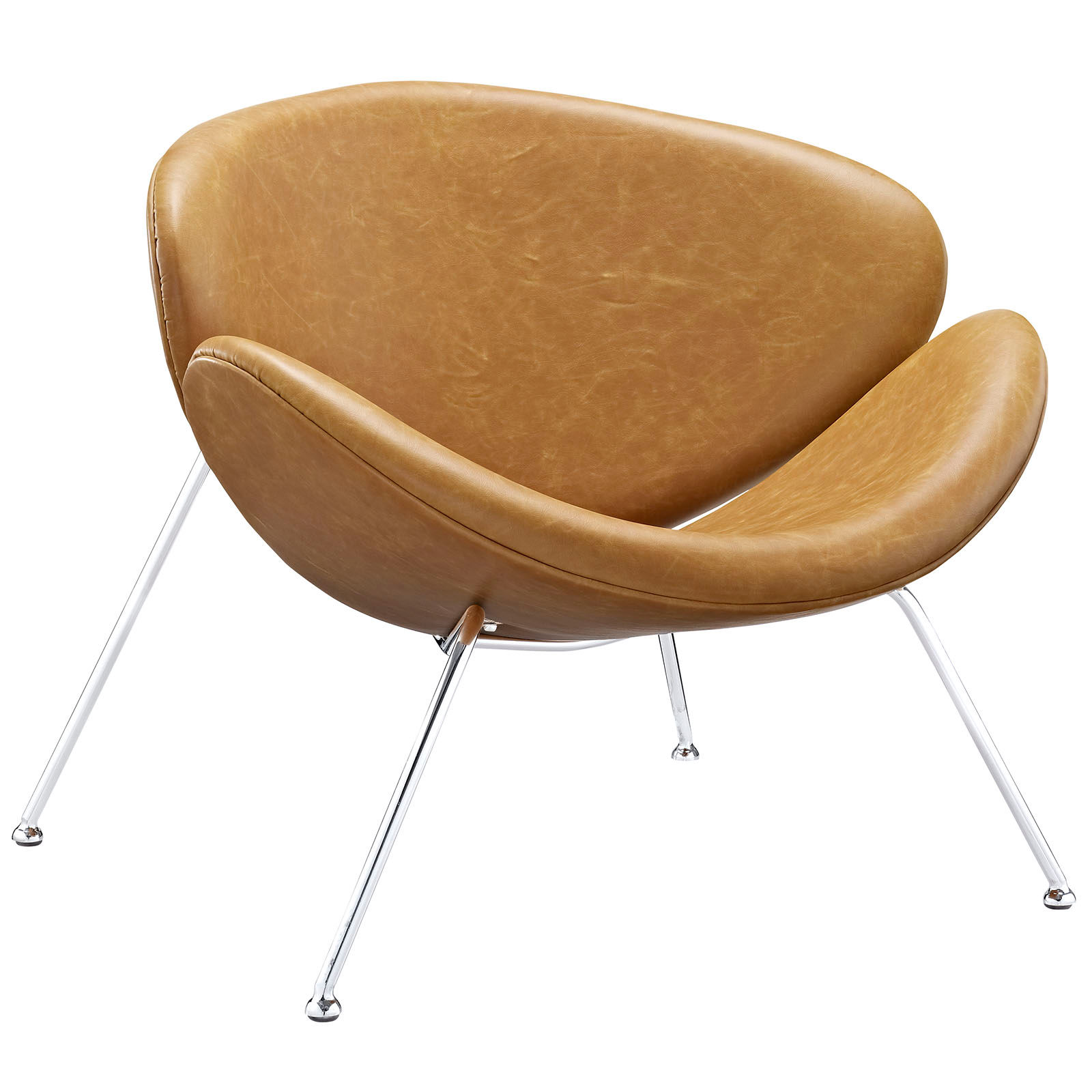 Nutshell Lounge Chair - Tan EEI-809-TAN