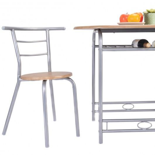 Thumbnail: 3 pcs Simple Table And Chairs Set