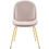 Thumbnail: Scoop Gold Stainless Steel Leg Performance Velvet Dining Chair