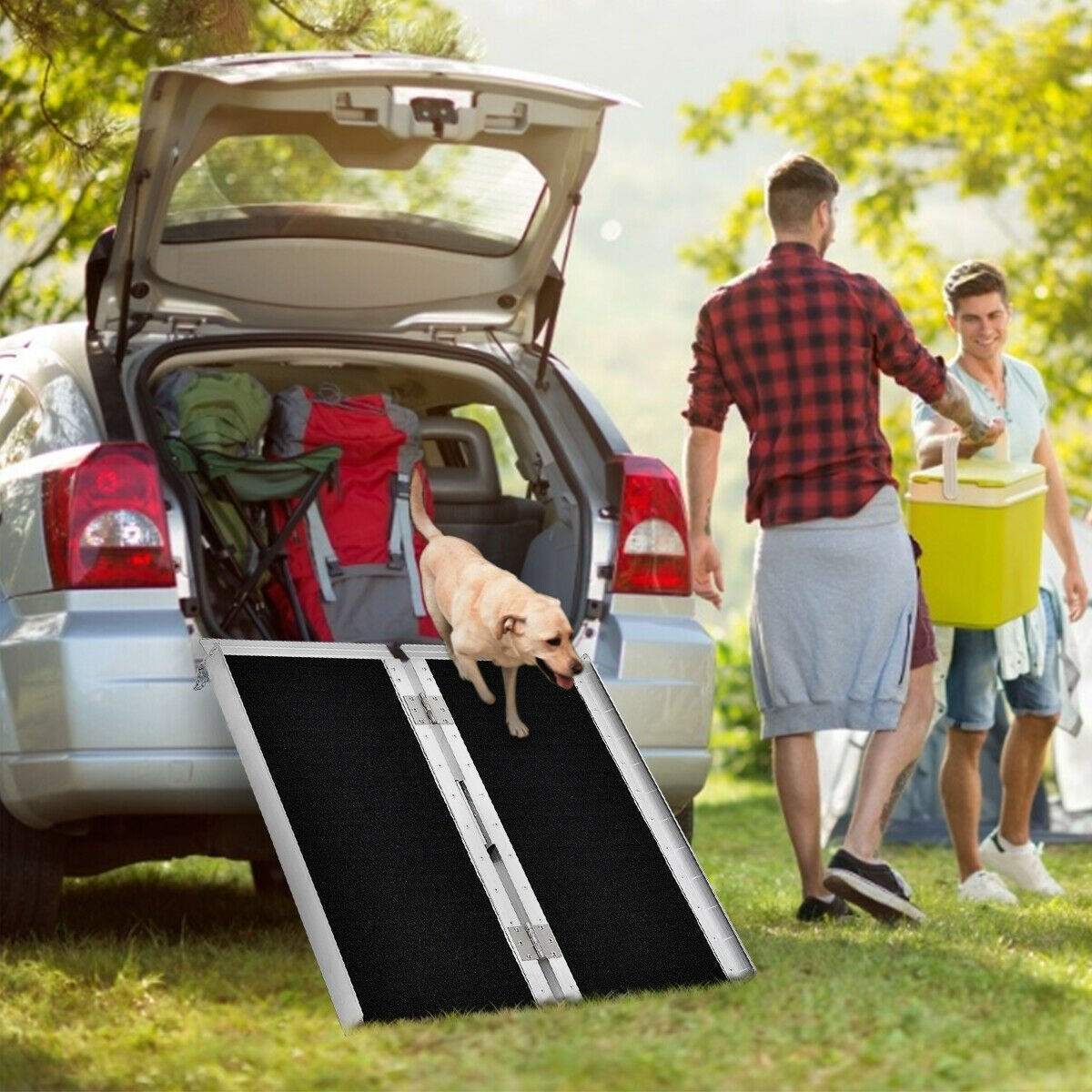 3' Portable Aluminum Non-skid Ramp