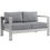 Thumbnail: Shore Outdoor Patio Aluminum Loveseat