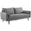 Thumbnail: Revive Upholstered Fabric Sofa And Loveseat Set EEI-4047-LGR-SET By