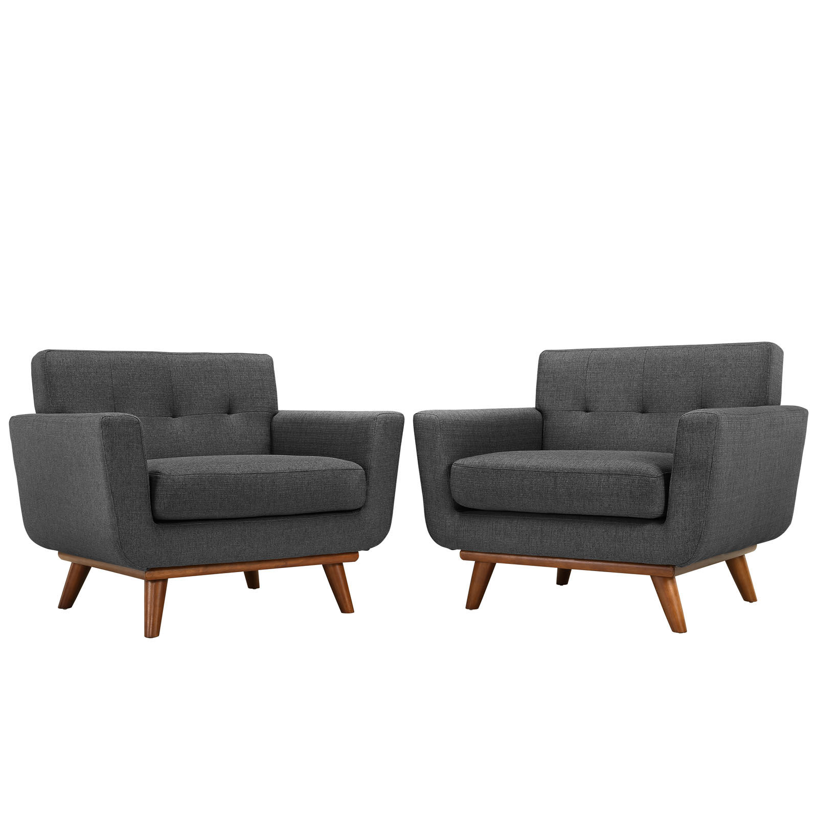 Engage Armchair Wood Set Of 2 EEI-1284-DOR
