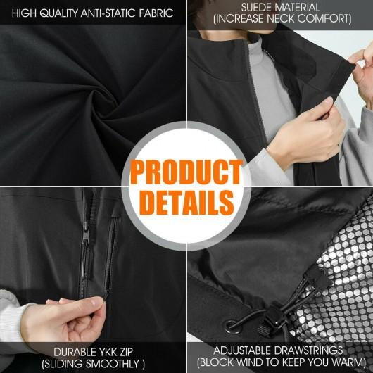 Thumbnail: Men' & Women' Electric USB Heated  Sleeveless Vest-Black-XXXL