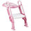 Thumbnail: Potty Training Toilet Seat w/ Step Stool Ladder-Pink