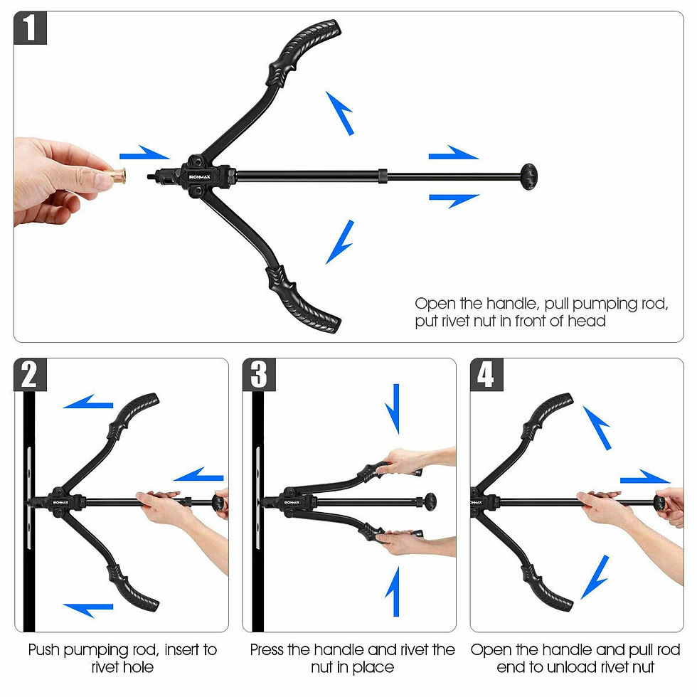 Thumbnail: 14" Rivet Nut Setter Tool Kit with Case