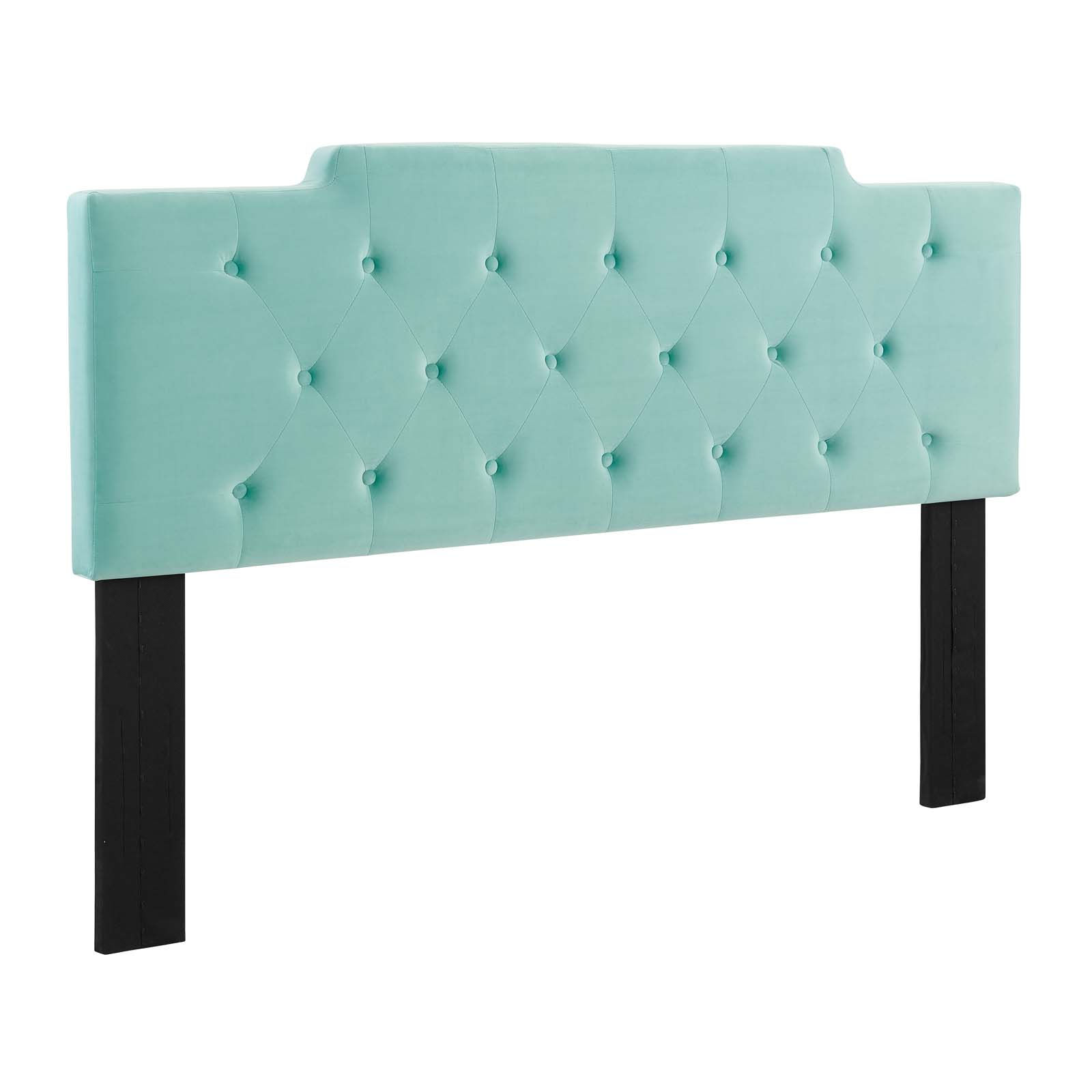 MOD-6184-MIN Juliet Tufted Twin Performance Velvet Headboard