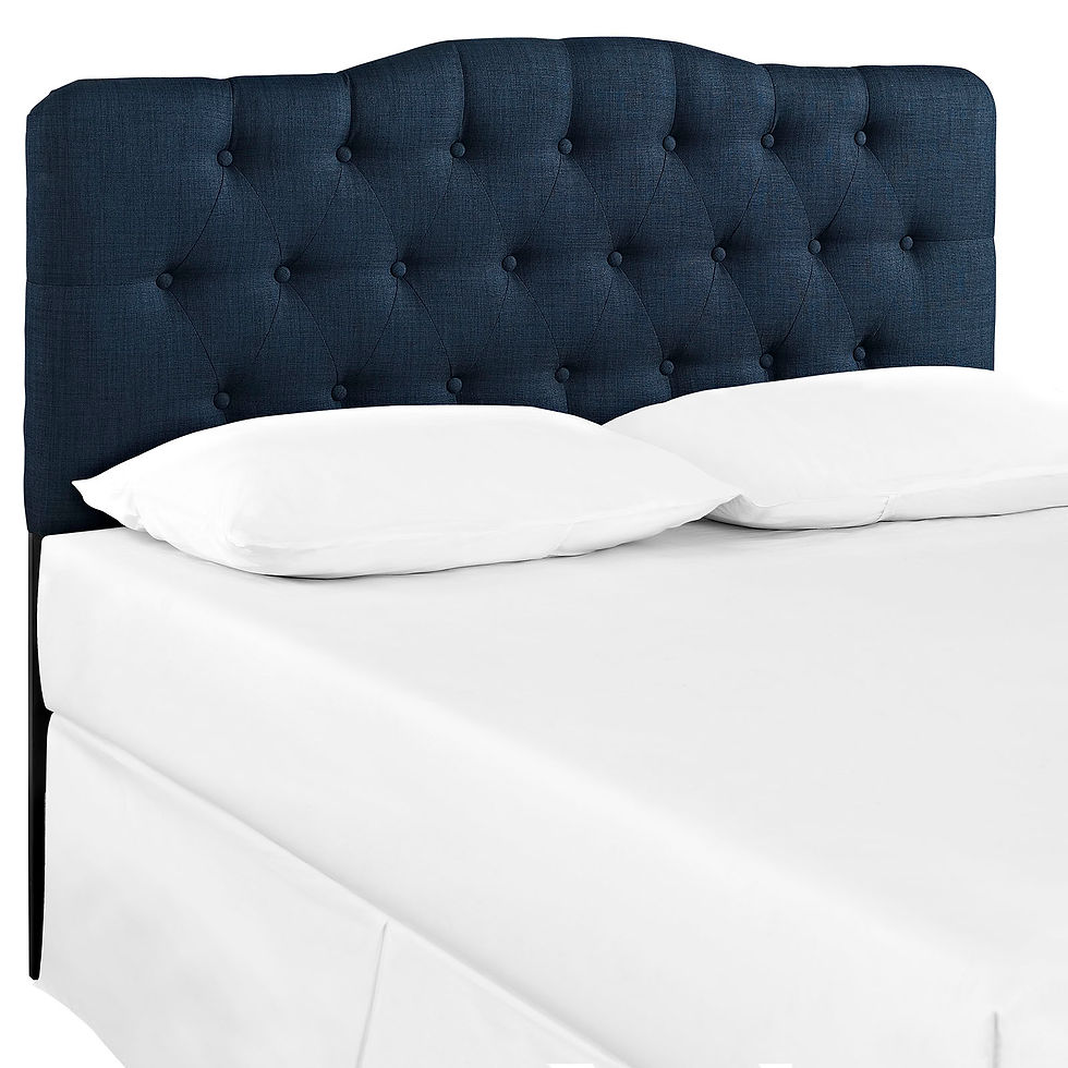 Annabel King Fabric Headboard - Navy MOD-5158-NAV