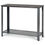 Thumbnail: Metal Frame Wood  Console Sofa Table with Storage Shelf-Black