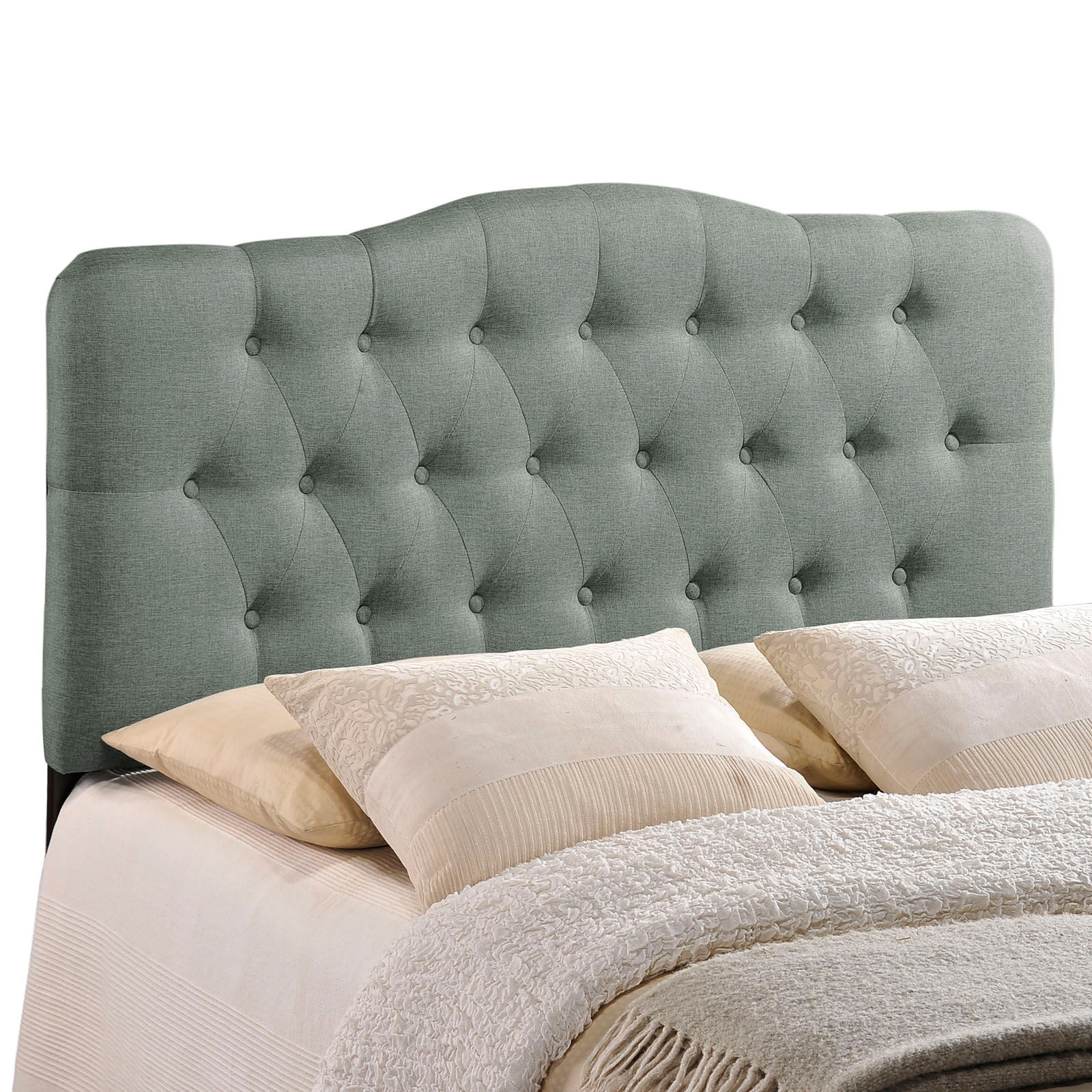 Annabel King Fabric Headboard - Gray MOD-5158-GRY